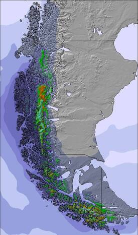 Southern Andes snökarta (3 dagar)
