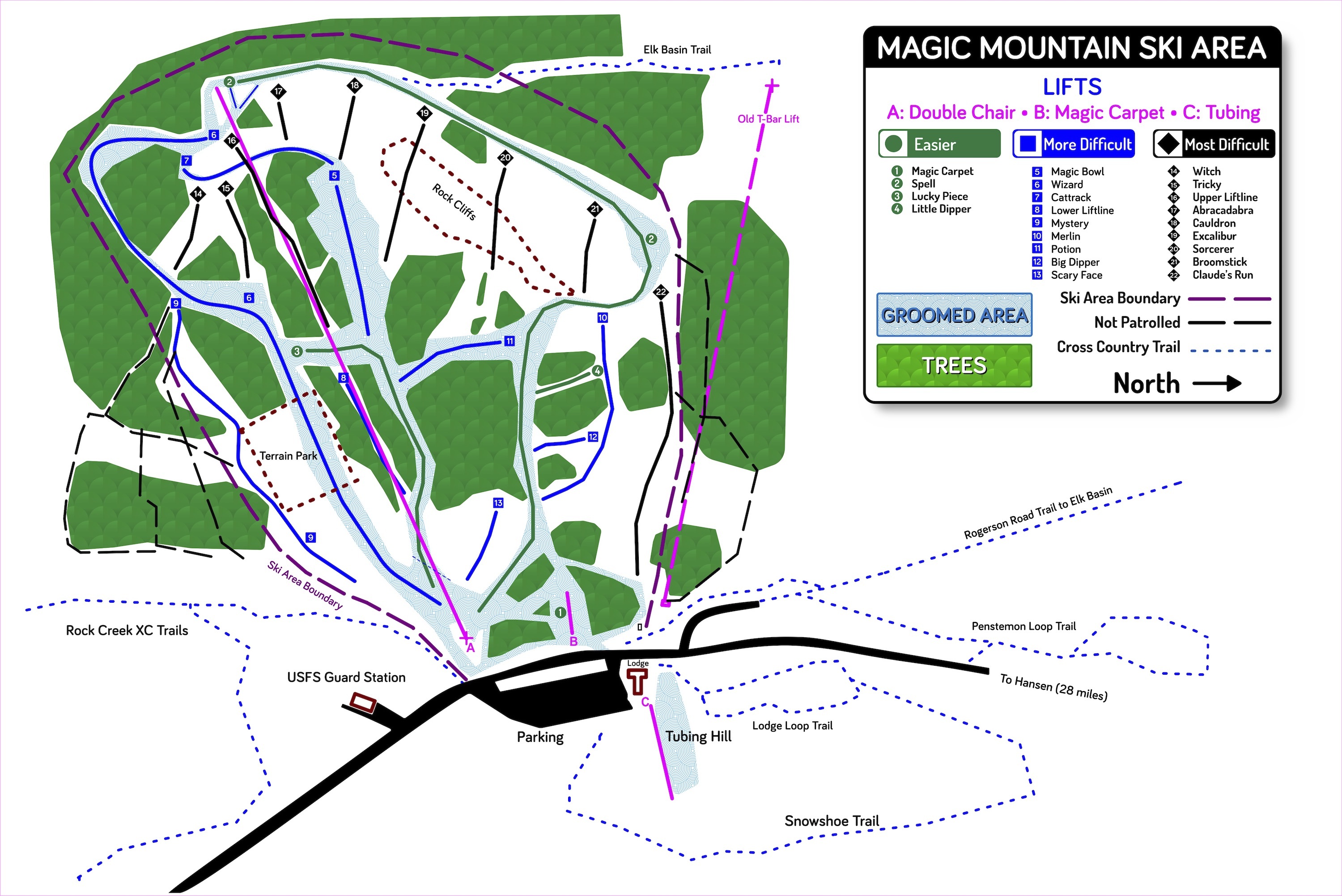 Magic Mountain Idaho Pist Sparkarta