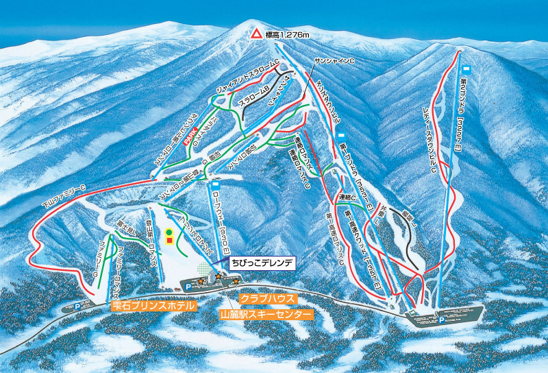 Shizukuishi Piste / Trail Map
