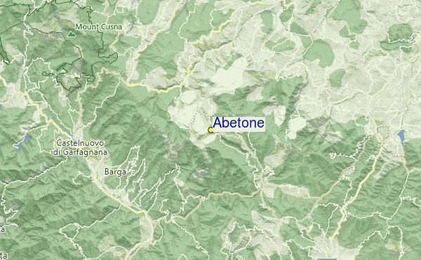 Abetone Location Map
