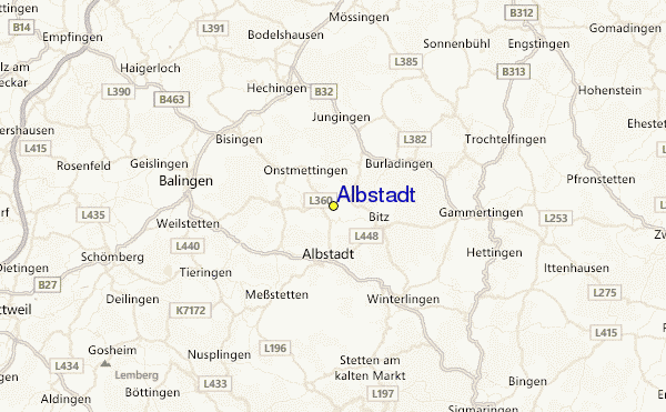 Albstadt Location Map