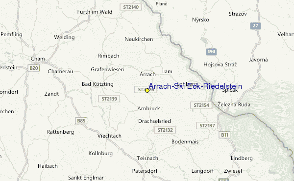 Arrach/Ski Eck/Riedelstein Location Map