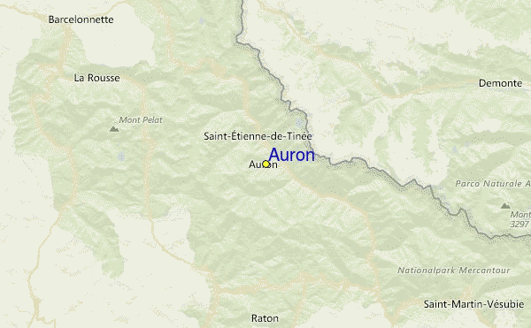 Auron Location Map