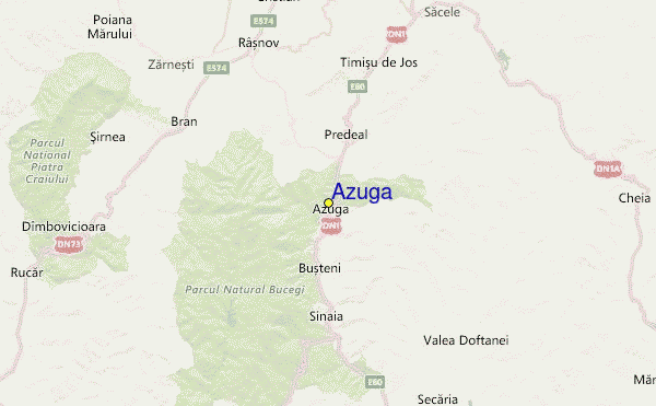 Azuga Location Map