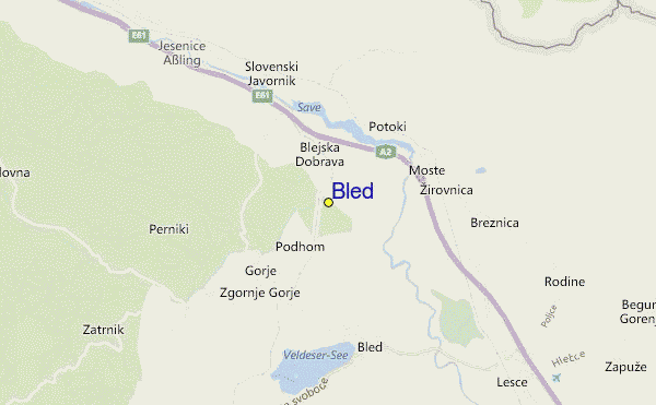 bled karta Bled skidortsguide, karta & boende i Bled bled karta