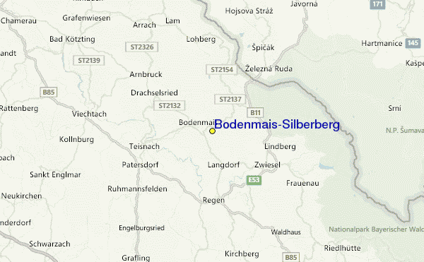 Bodenmais/Silberberg Location Map