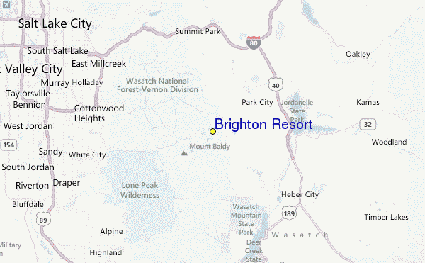 Brighton Resort Location Map