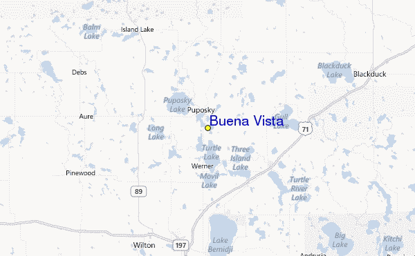 Buena Vista Location Map