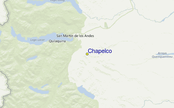 Chapelco Location Map