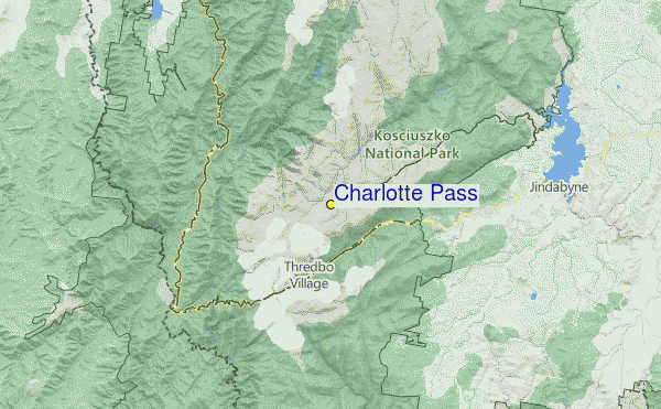 Charlotte Pass Location Map