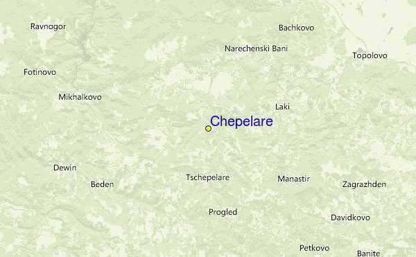 Chepelare Location Map