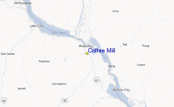 Coffee Mill Location Map