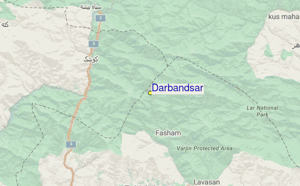 Darbandsar Location Map