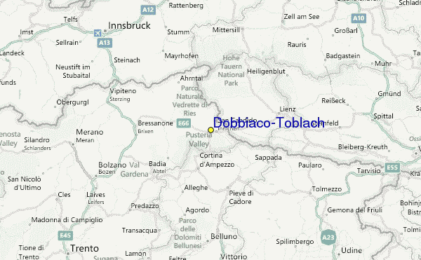 toblach karta Dobbiaco/Toblach skidortsguide, karta & boende i Dobbiaco/Toblach