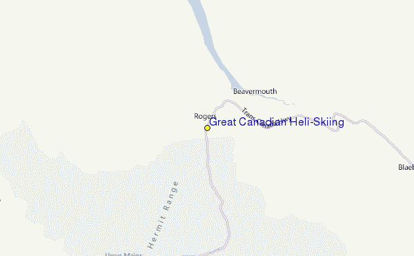Great Canadian Heli-Skiing Location Map