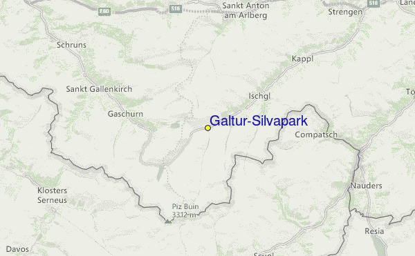 Galtur-Silvapark Location Map