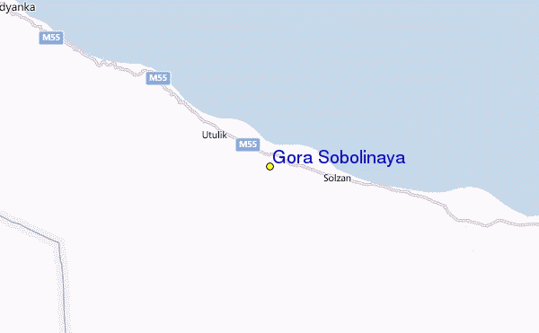 Gora Sobolinaya Location Map