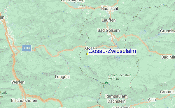 Gosau-Zwieselalm Location Map