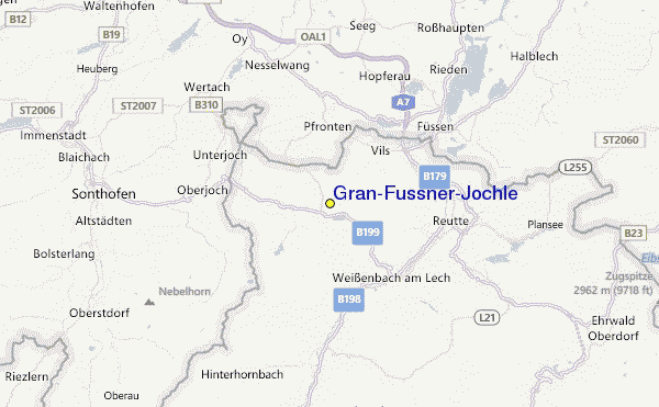 Grän/Füssner-Jöchle Location Map