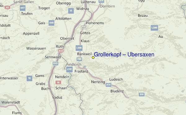 Gröllerkopf – Übersaxen Location Map