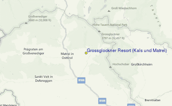 Grossglockner Resort (Kals und Matrei) Location Map