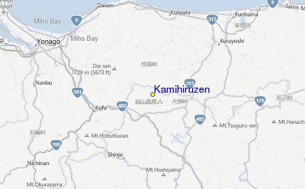 Kamihiruzen Location Map