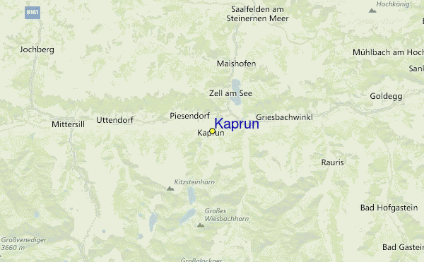 Kaprun Location Map