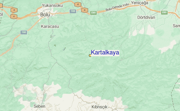 Kartalkaya Location Map