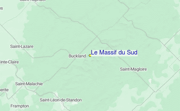 Le Massif du Sud Location Map