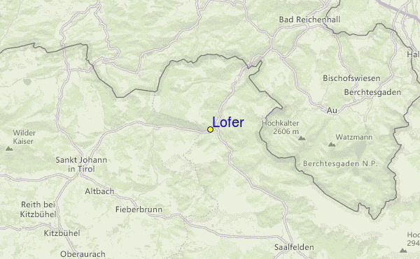 Lofer Location Map