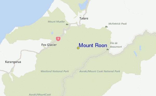 Mount Roon Location Map