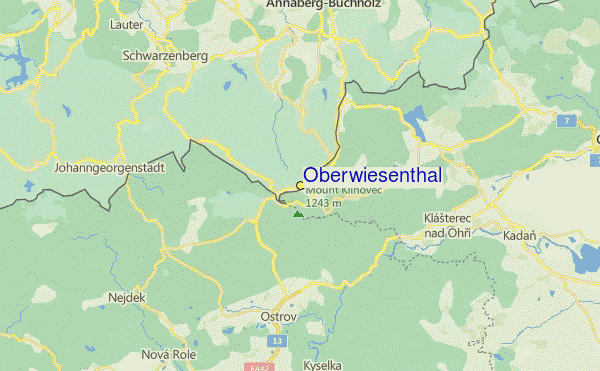 Oberwiesenthal Location Map