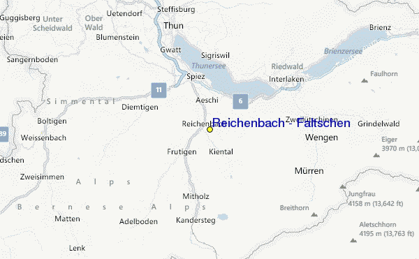 Reichenbach - Faltschen Location Map