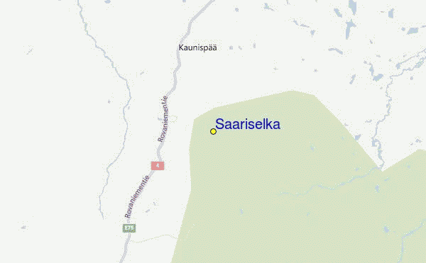 Saariselka Location Map