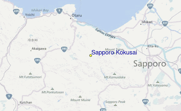 Sapporo Kokusai Location Map