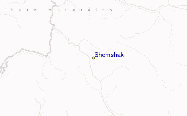 Shemshak Location Map