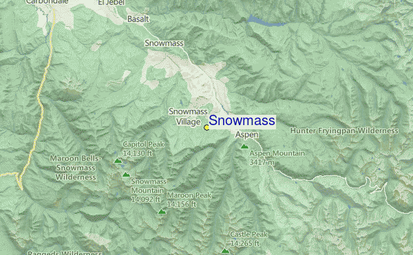 Snowmass Location Map