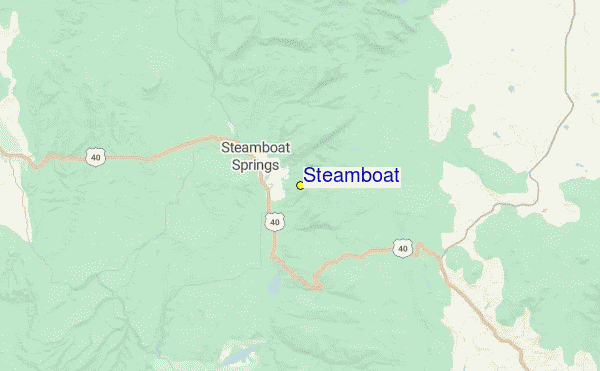 Steamboat Location Map
