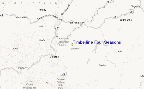 Timberline Four Seasons Location Map