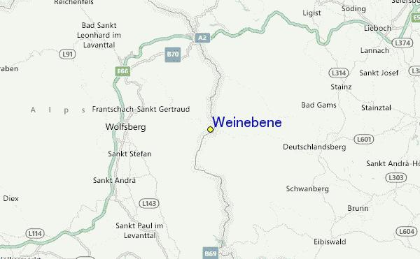 Weinebene Location Map