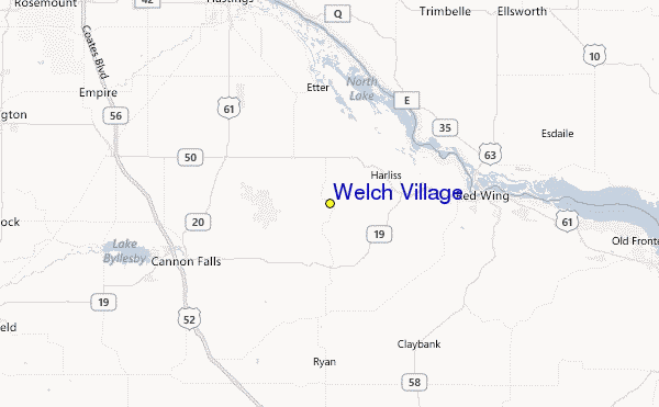 Welch Village Location Map