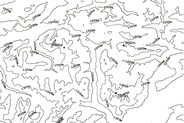 Achenkirch am Achensee neighbourhood contours