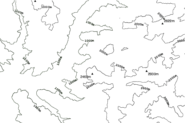 Alpe di Siusi neighbourhood contours
