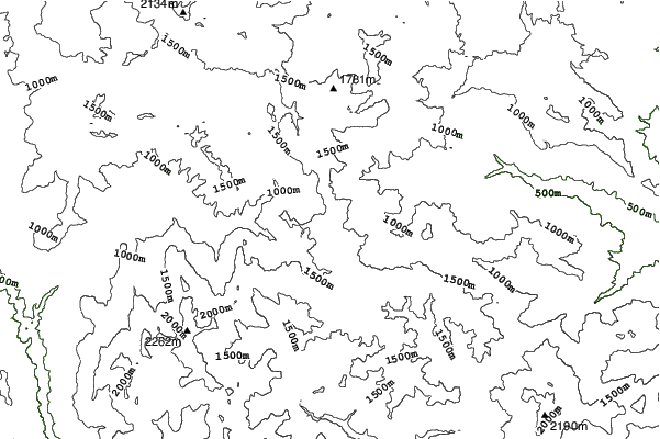 Anilio Adventure Park neighbourhood contours