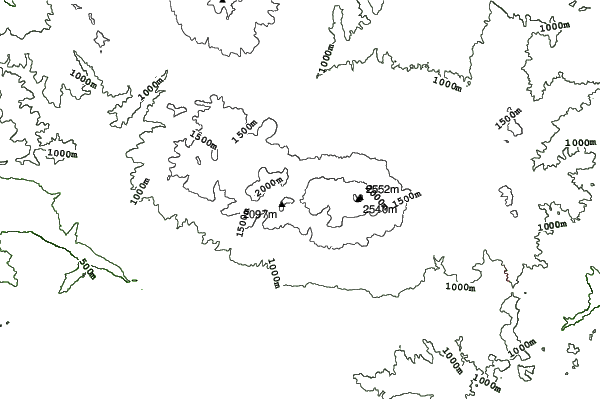 Asama 2000 Park neighbourhood contours
