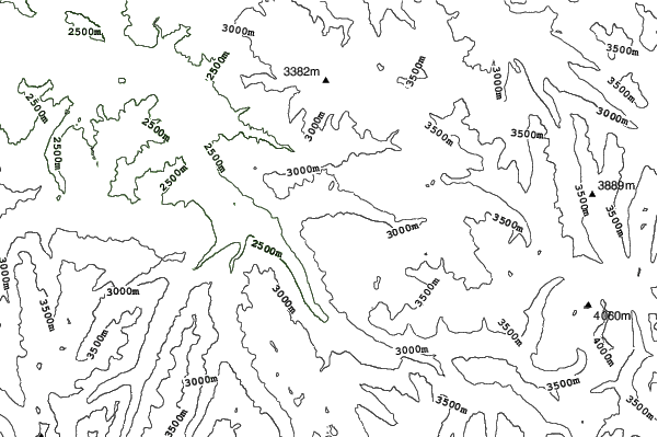 Aspen neighbourhood contours