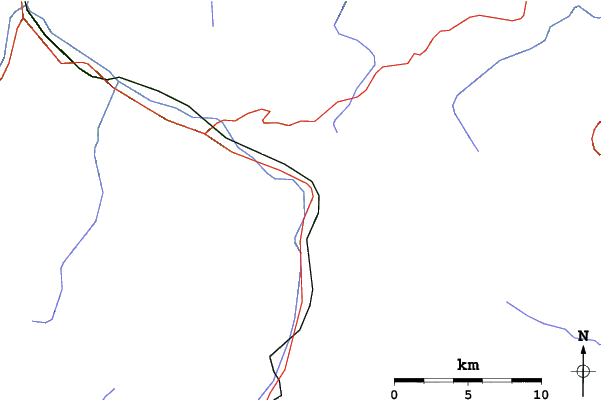 Roads and rivers close to Ax 3 Domaines