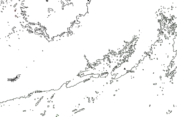 Boler Mountain/London Ski Club neighbourhood contours