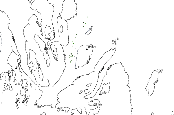 Buffalo Ski Club neighbourhood contours