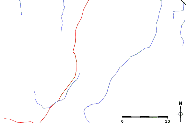 Roads and rivers close to Buffalo Ski Club